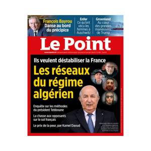 Couverture Le Point - Janvier 2025