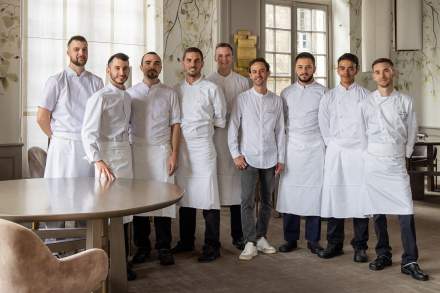 The Chef and his teams · Le Gabriel Bordeaux