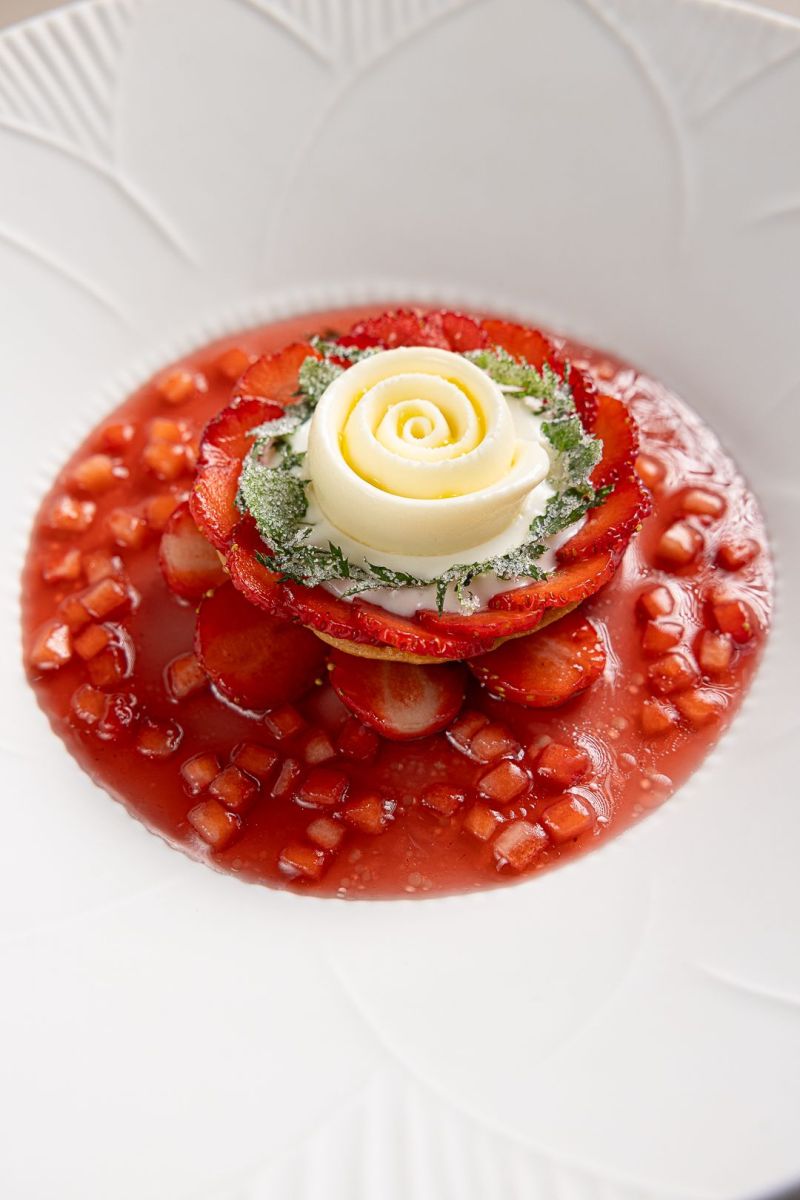 Timbale de fraises